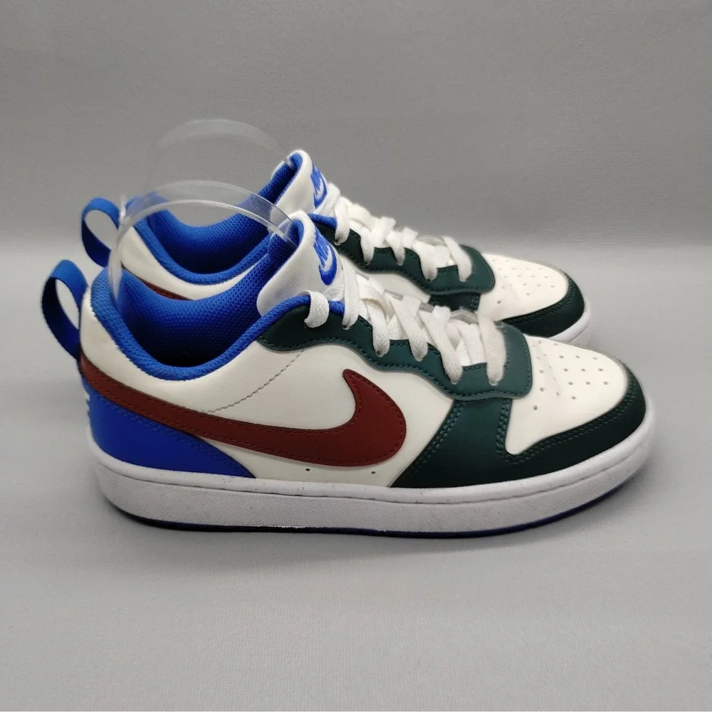 Nike Court Borough Low Recraft Vintage Green‎ Dark Pony Youth Size 4.5 Sneakers